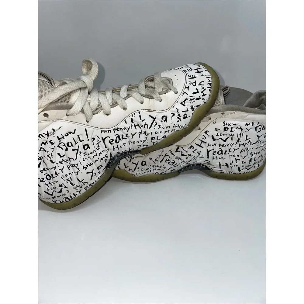 Nike Little Posite One (GS) 'Hey Penny' White Black 723946 101 Size‎ 5.5y